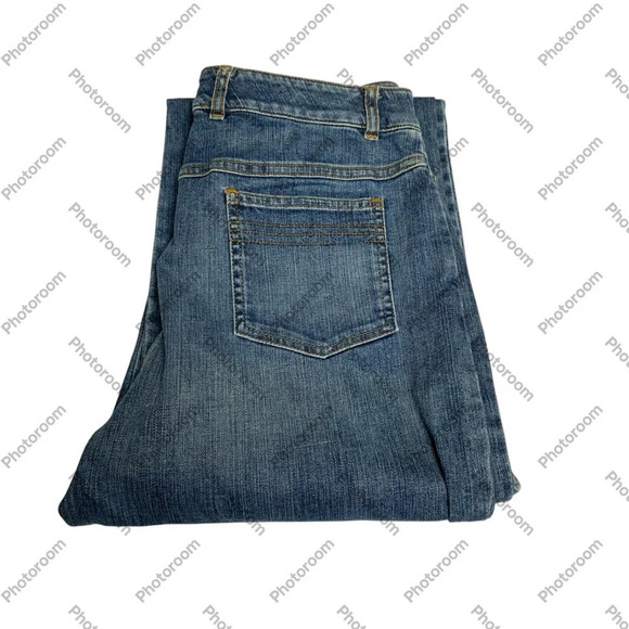 St. John Denim - St. John Sport by Marie Gray size 10 faahion fit no distressing wide leg